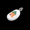 Brass Enamel Pendants KK-CBA10BC-03F-2
