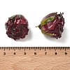 Brass Epoxy Resin Pendants FIND-D043-01G-03-3
