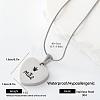 304 Stainless Steel Pendant Necklaces DT5242-4-1