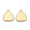 304 Stainless Steel Pendant Cabochon Settings STAS-N108-68G-1