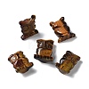 Natural Tiger Eye Owl Healing  Figurines DJEW-Z005-01A-1