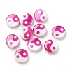 Printed Natural Freshwater Shell Beads SHEL-R129-07A-04-1