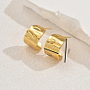 C-Shaped Stainless Steel Stud Earrings JF2048-2