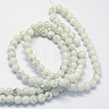 Baking Paint Glass Round Bead Strands X-DGLA-Q019-8mm-41-3