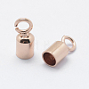 Brass Cord Ends KK-K206-04RG-2