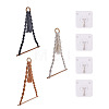 3 Sets 3 Colors Toilet Wall Hanging Hand-Woven Rope Holder HJEW-CF0001-06-6