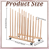 Wood Portable Easel Storage Rack for Artwork AJEW-WH0596-840-2