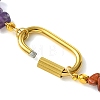 7 Chakra Natural with Synthetic Gemstone Necklaces NJEW-JN06640-5