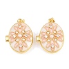 Brass Locket Pendants KK-D232-08G-01-1