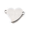 201 Stainless Steel Connector Charms STAS-B143-03A-P-1
