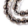 Crackle Transparent Glass Beads Strands GLAA-N030-8mm-01B-3