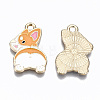 Alloy Enamel Pendants ENAM-S127-013-RS-2