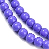 Painted Glass Bead Strands X-DGLA-S071-8mm-B41-3