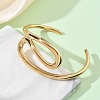 304 Stainless Steel Cuff Bangles for Women BJEW-F540-01G-4