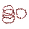 Natural Strawberry Quartz Beads Bracelets GG-CBA05D5-02B-03A-4