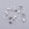 Plastic Clip-on Earring Findings LS-X-STAS-P221-24P-1