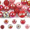 DIY Acrylic and Pave Disco Ball Beads Findings Kits DIY-FS0010-56A-1
