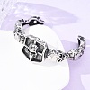 316 Surgical Stainless Steel Cuff Bangles BJEW-C142-01C-AS-3
