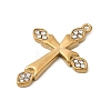 304 Stainless Steel Rhinestone Pendants STAS-B128-09G-04-2