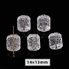 Natural Quartz Crystal Carved Beads LS-PW-WG47223-04-1