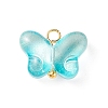Transparent Glass Charms PALLOY-JF01734-2