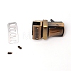 Zinc Alloy Bag Twist Lock Clasps FIND-TAC0006-33B-1