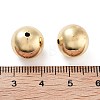 Round Rack Plating Brass European Beads X-KK-G512-08G-3
