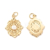 Eco-Friendly Brass Enamel Pendants KK-I698-06A-2