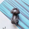 Natural Labradorite Healing Mushroom Figurines PW-WG61562-01-1