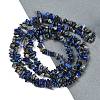 Precious Chip Lapis Lazuli Beads Strands. 3~5mm F043-4