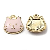 Golden Plated Alloy Charms ENAM-L042-01G-02-1