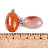 Natural Agate Dyed Pendants G-Q172-07P-01-3