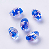 Handmade Silver Foil Lampwork Beads LAMP-J089-I04-1
