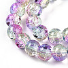 Transparent Crackle Glass Bead Strands GLAA-T025-8mm-02C-3