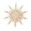 Alloy Crystal Rhinestone Brooches JEWB-P054-03G-1