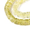 Crackle Transparent Glass Beads Strands GLAA-N062-6mm-05-3