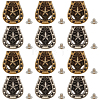 12Pcs 2 Colors Luggage Leather Belt Alloy Craft Solid Screw Rivets MOST-CL0001-01-1