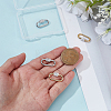 4Pcs 2 Colors 304 Stainless Steel Screw Carabiner Lock Charms STAS-HY0001-95-4