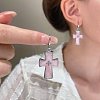 Alloy Enamel Hoop Earrings FS-WGBA760-03-2