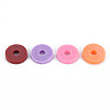 Handmade Polymer Clay Beads Strands CLAY-R089-8mm-T007-4