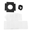 Transparent PET Cupcake Packing Boxes with Paper Base PL-CBA0AB9-01E-2