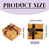 Square Paper Jewelry Gift Boxes with Bowknot CON-TAC0010-80C-14