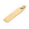 Ion Plating(IP) 304 Stainless Steel Pendants LS-STAS-D142-01B-G-1