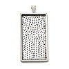 Alloy Pendant Cabochon Settings LS-PALLOY-2418-AS-LF-1