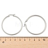Tarnish Resistant 304 Stainless Steel Big Hoop Earrings EJEW-F105-06P-4