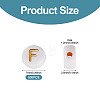 500Pcs Plating Acrylic Beads PACR-TADJ0001-01F-3