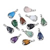 Natural & Synthetic Gemstone Pendants G-P393-P-1