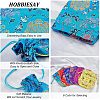 12Pcs 6 Colors Silk Packing Pouches ABAG-HY0001-03-4