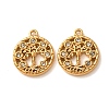 304 Stainless Steel Rhinestone Pendants RB-CBA5CCB-04G-1