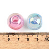 Transparent UV Plating Acrylic Beads OACR-I015-36-3